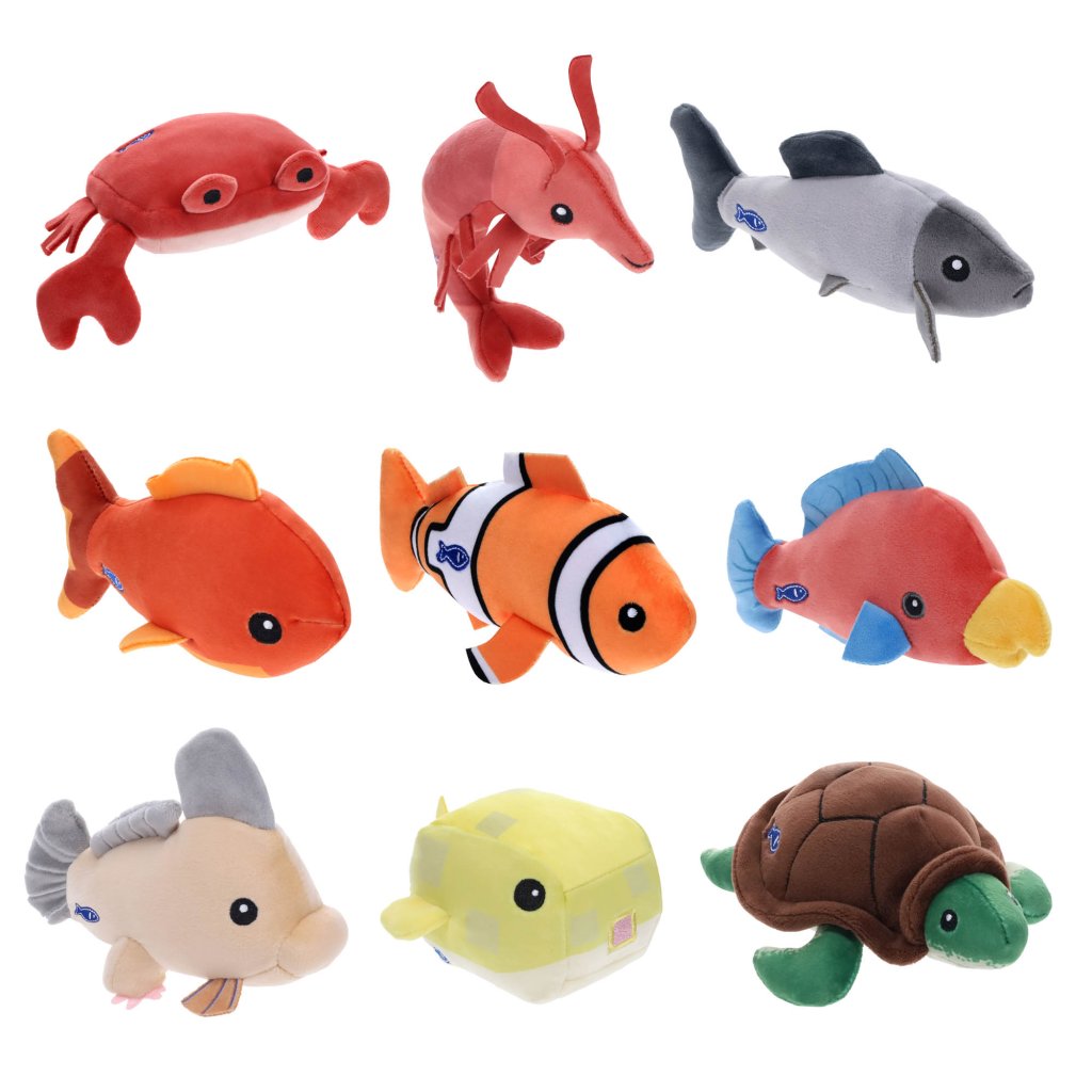 FISCH - 4inch Collectible Plush Assortment FISCH - 4inch Collectible Plush Assortment